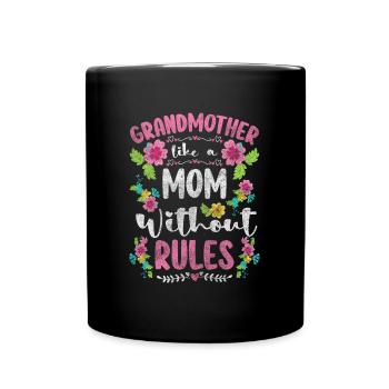 Papy Petit-enfant Amour Bébé - Mug uni - noir - Devant