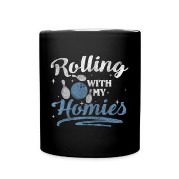 Bowler Sports Leisure - Full Colour Mug - black - Front