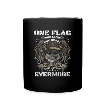Soldat des étoiles et des rayures des États-Unis - Mug uni - noir - Devant