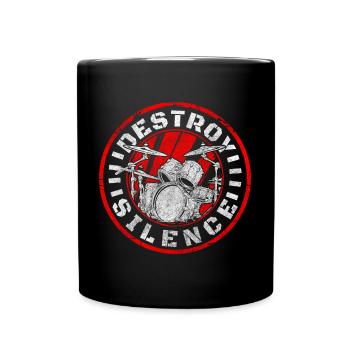 Rock Music Band Guitar Rock and Roll - Full Colour Mug - black - Front