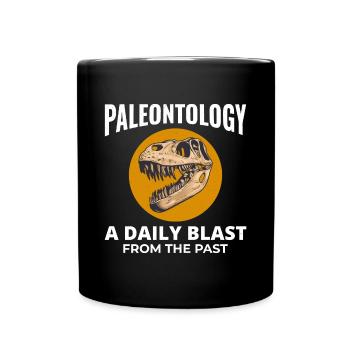 Fossilienjagd Paläontologie Sammler Prähistorisch - Tasse einfarbig - Schwarz - Vorne