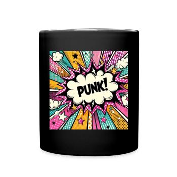 Punk 3 - Tasse einfarbig - Schwarz - Vorne