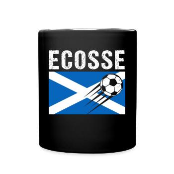 Scotland Flag Scottish Football Gift - Full Colour Mug - black - Front
