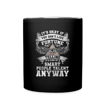Diseuse de bonne aventure Horoscope Destin spirituel - Mug uni - noir - Devant