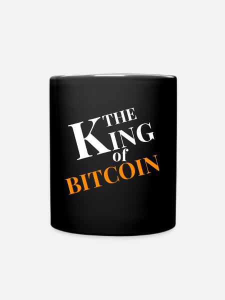 Roi du graphique Bitcoin - Mug uni - noir