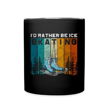 Patins à glace Hobby - Mug uni - noir - Devant