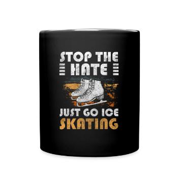 Ice Skates Ice Rink Sports Sporty - Full Colour Mug - black - Front