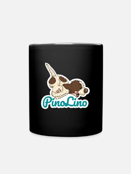 Pino Lino petrol - Tasse einfarbig - Schwarz