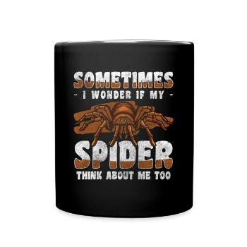 Spiders Pet Hunter Insect - Full Colour Mug - black - Front