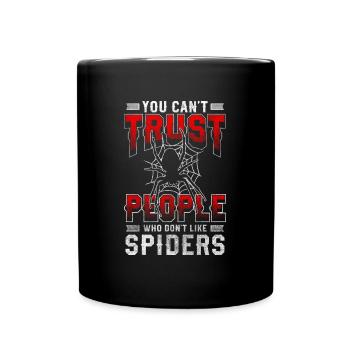 Spider Nature Tarantula Phobia - Full Colour Mug - black - Front