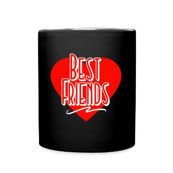 Meilleurs ami - Mug uni - noir - Devant