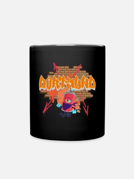 Dortmund Graffiti - Mug uni - noir