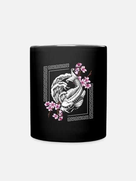 Orient Samurai Sagen Zeitreise - Tasse einfarbig - Schwarz
