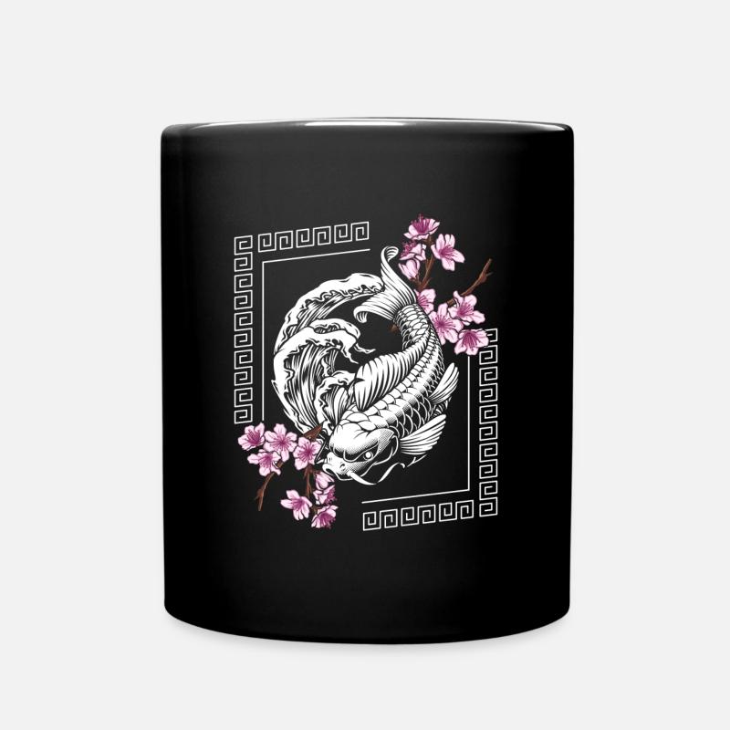 Orient Samurai Sagen Zeitreise - Tasse einfarbig - Schwarz