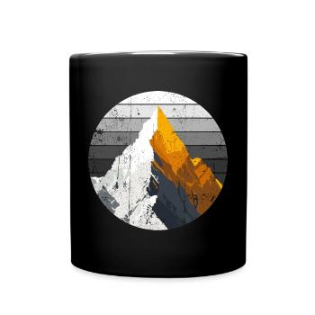 Gradient Peak Summit - Full Colour Mug - black - Front