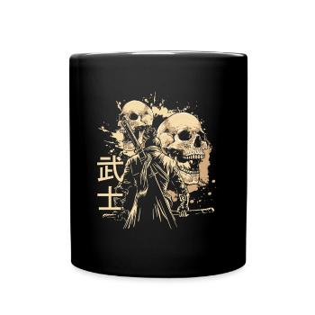 Asien Orientalisch Legenden Zeitreise - Tasse einfarbig - Schwarz - Vorne