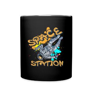 Street Art Spray Can Rapper Cool - Mug uni - noir - Devant