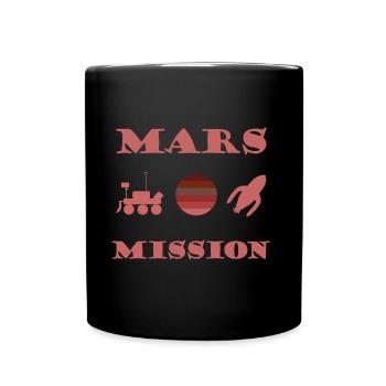 The expedition into space - Full Colour Mug - black - Front