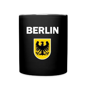 Les Berlinois dans le Brandebourg - Mug uni - noir - Devant