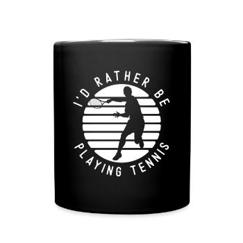Sport hobby ball smash ball - Full Colour Mug - black - Front