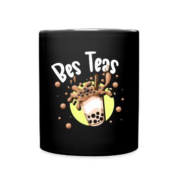 Kawaii Drink Sweet Balls - Full Colour Mug - black - Front