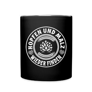 Retrouvant le houblon et le malt, les amateurs de bière disent - Mug uni - noir - Devant