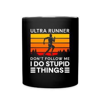 Gagnants de la course des coureurs - Mug uni - noir - Devant