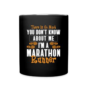Coureurs Force de course - Mug uni - noir - Devant