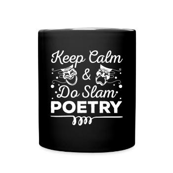 Poesie Autor Literatur - Tasse einfarbig - Schwarz - Vorne