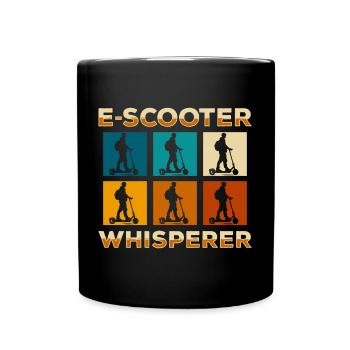 E-Scooter Scooter Driver Speedster - Full Colour Mug - black - Front