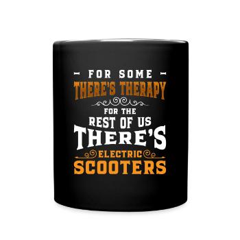 E-Scooter Scooter Riding Environment Tuning - Full Colour Mug - black - Front