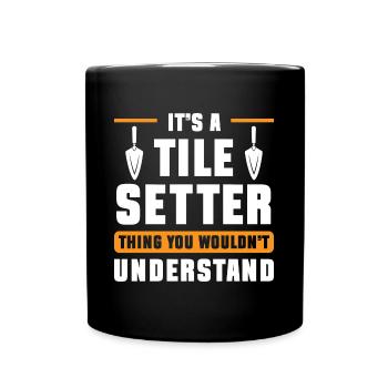 Flooring House Mosaikleger Building - Full Colour Mug - black - Front