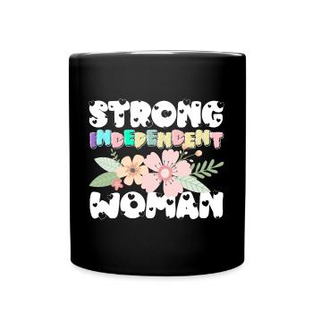 Frauentag Feminismus Frauenrechte Girlpower - Tasse einfarbig - Schwarz - Vorne