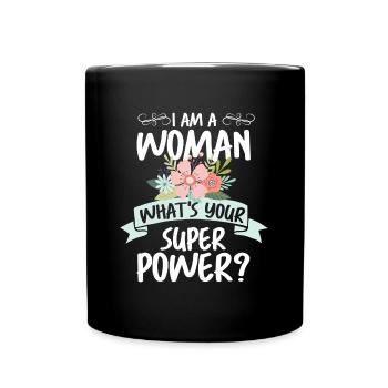 Célébration féministe des femmes - Mug uni - noir - Devant