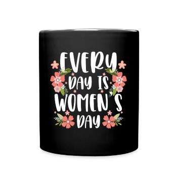 Femme, pouvoir des femmes, droits des femmes - Mug uni - noir - Devant