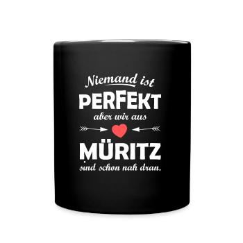 Müritz à l’est - Mug uni - noir - Devant