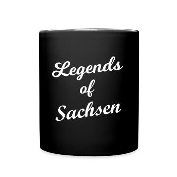 Legends from Saxony - Full Colour Mug - black - Front