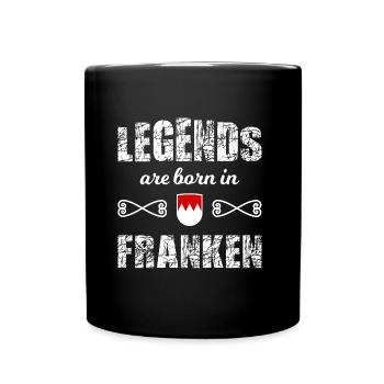 Nous, de la belle Franconie - Mug uni - noir - Devant