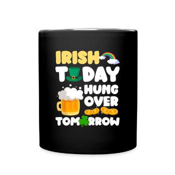 Pinte d’Irlande - Mug uni - noir - Devant