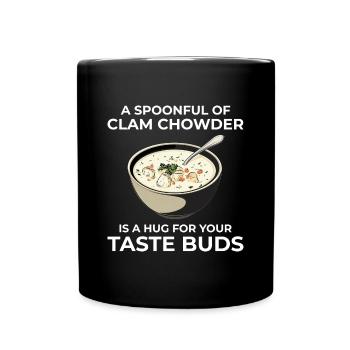 Chaudrée de palourdes - Mug uni - noir - Devant