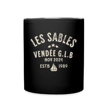 Les Sables Vendée GLB 2024 - Full Colour Mug - black - Front