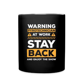Pyrotechnics Highlight Football Fireworks - Full Colour Mug - black - Front