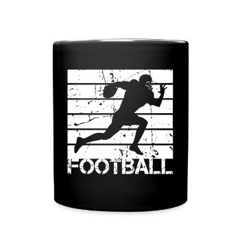 Football player - Full Colour Mug - black - Front