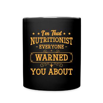 Nutrition Food Profession Dream Figure - Full Colour Mug - black - Front