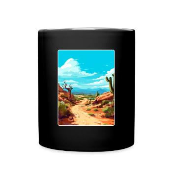 Jujuy Argentina Travel Poster Souvenir Paint WPA - Full Colour Mug - black - Front