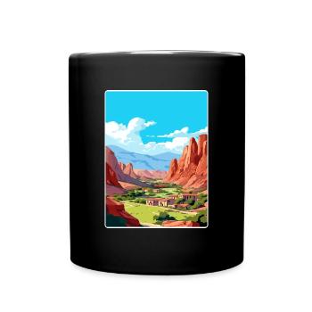 Cafayate Reise Poster Souvenir Postkarte Malerei - Tasse einfarbig - Schwarz - Vorne