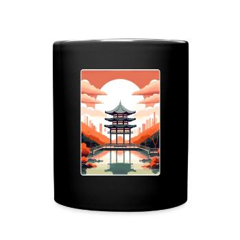 Séoul Corée du Sud Affiche de voyage Peinture Souvenir WPA - Mug uni - noir - Devant