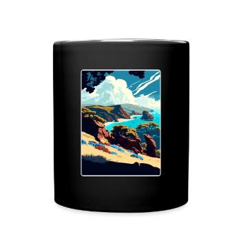 Channel Islands National Park California Travel - Full Colour Mug - black - Front