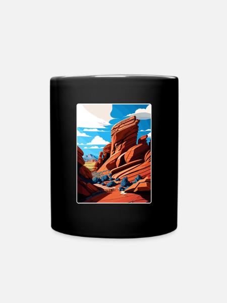 Red Rocks Park Und Amphitheater Colorado Reisen - Tasse einfarbig - Schwarz