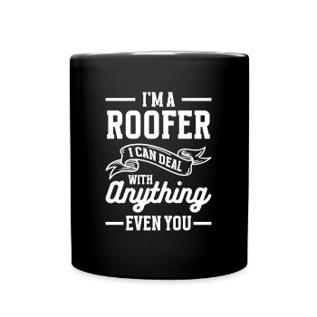 Craftsman House Construction Carpenter - Full Colour Mug - black - Front